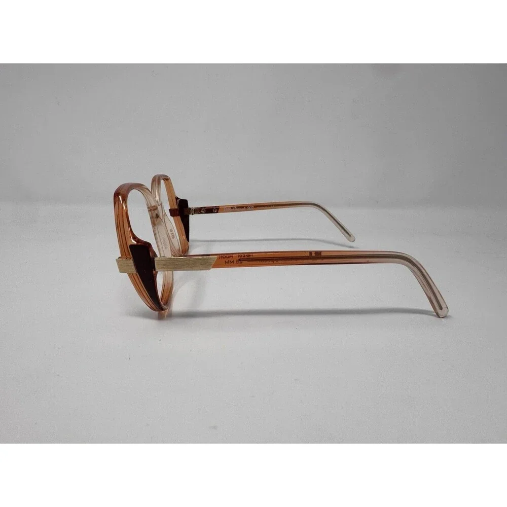 Vintage American Optical AO207 Eyeglass Frames Only 50-17-130 Amber USA